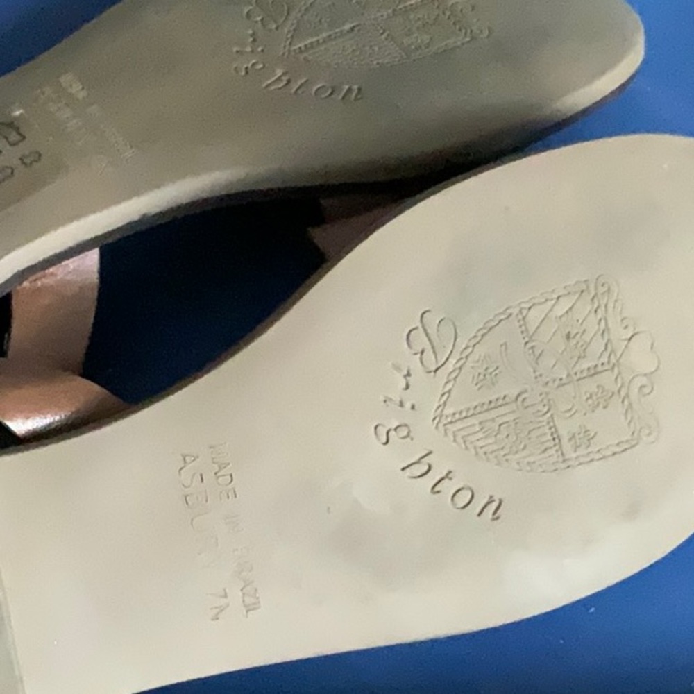 Women’s, Brighton, Leather, Asbury Sandals, Color Carmel, Size 7 - Picture 5 of 5